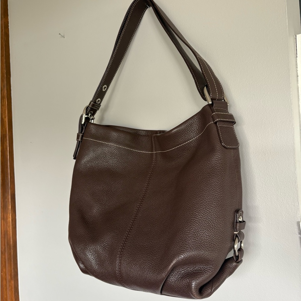 Coach y2k 2010 Brown Leather Shoulder Bag